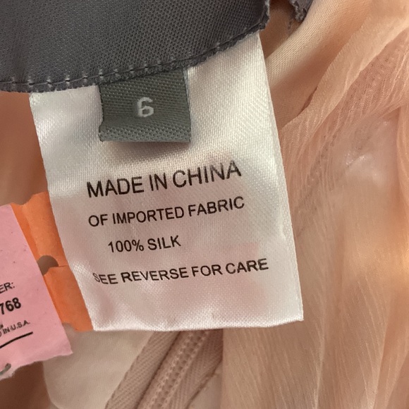 Amsale light pink silk dress - Picture 12 of 13